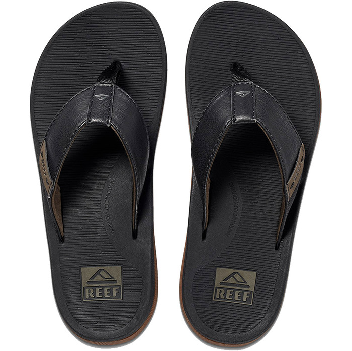 2024 Reef Mens Santa Ana Flip Flops CI4650 - Black